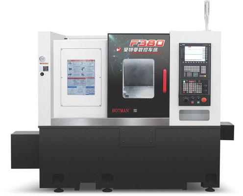F380 Yüksek Sertlik Yüksek Hassasiyetli Döner Dikey CNC Döner Makinesi F380 Dayanıklı Çok Kullanımlı