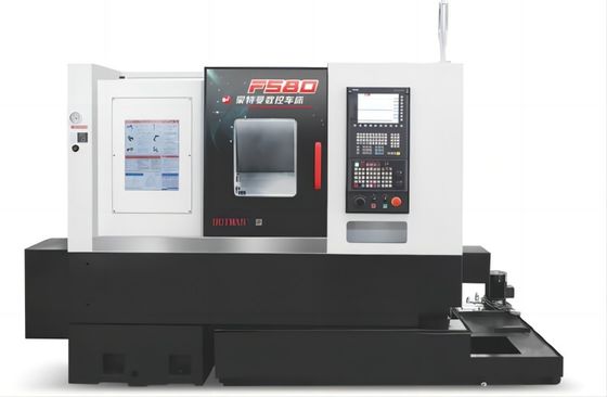 Hassas CNC Döner F580 Ağır Kesme ve Servo Programlanabilir Tailseat motorlu spindle