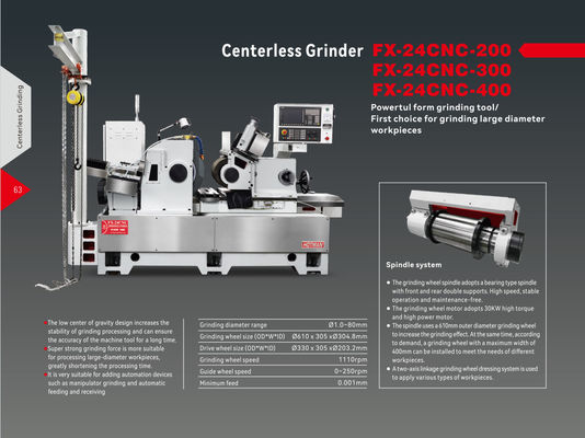 Yüksek hassasiyetli CNC Merkezsiz Maç Super Güçlü Maçlama Gücü Formu Maçlama Sert Alaşım FX-24CNC için
